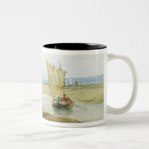 Caneca De Café Em Dois Tons Perto de Honfleur, c.1822 (w/c sobre a grafite no