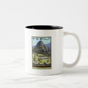 Caneca De Café Em Dois Tons Peru