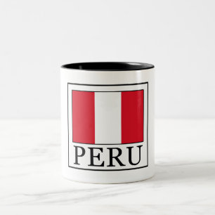 Caneca De Café Em Dois Tons Peru