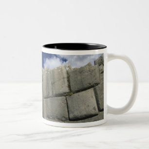 Caneca De Café Em Dois Tons Peru, Cuzco, Sacsayhuaman, bom exemplo