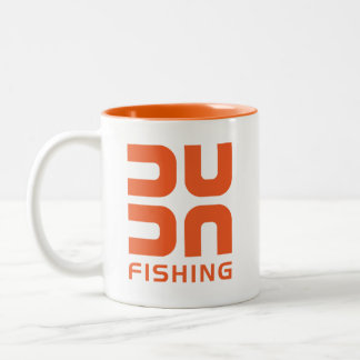 Caneca De Café Em Dois Tons Pesca de Duda - combustível do pescador