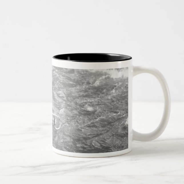 Caneca De Café Em Dois Tons Pesca do homem (Direita)
