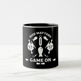 Caneca De Café Em Dois Tons Pesca do salmão selvagem
