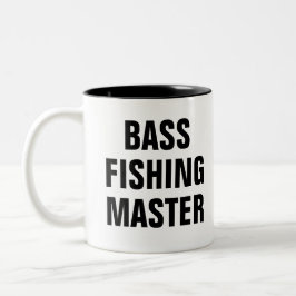 Caneca De Café Em Dois Tons Pesca Personalizada