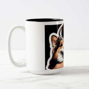 Caneca De Café Em Dois Tons Pet love
