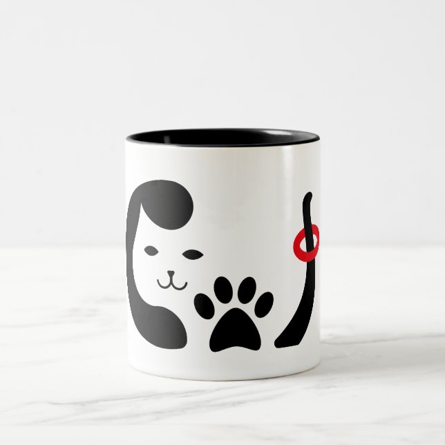 Caneca De Café Em Dois Tons Pet Lover Saqueando (Centro)
