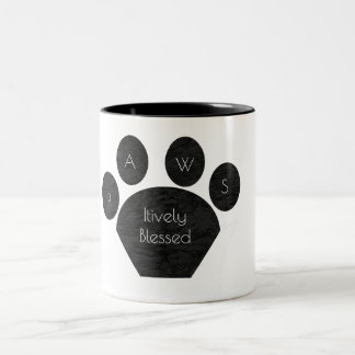 Caneca De Café Em Dois Tons Pet Paw Pw Gigante - Imprimir Mug de Café