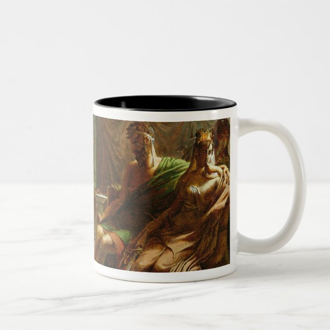 Caneca De Café Em Dois Tons Phaedra e Hippolytus, 1802 (Direita)
