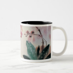Caneca De Café Em Dois Tons Phalaenopsis