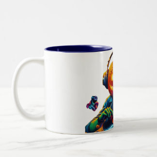Caneca De Café Em Dois Tons Phantom Phunk Fest Mug