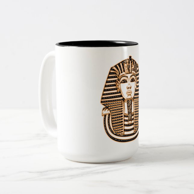 Caneca De Café Em Dois Tons Pharaoh Mug (Frente Esquerda)