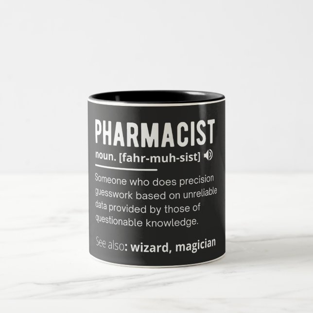Caneca De Café Em Dois Tons pharmacist (Centro)