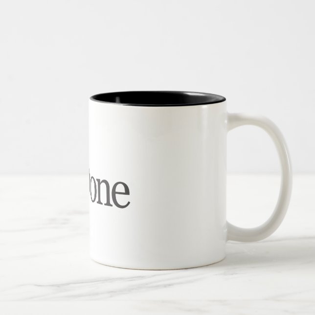 Caneca De Café Em Dois Tons PhDone (Direita)