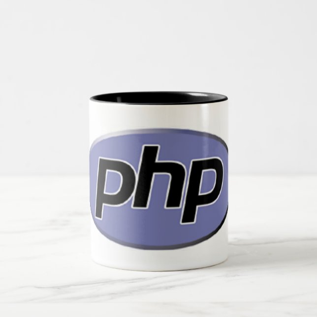 Caneca De Café Em Dois Tons PHP-grande (Centro)