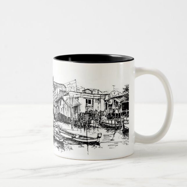 Caneca De Café Em Dois Tons Phuket (Direita)