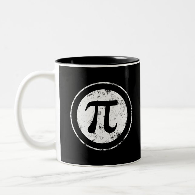 Caneca De Café Em Dois Tons Pi Day Pi Math (Esquerda)