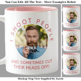 Caneca De Café Em Dois Tons Piada Engraçada Foto Personalizada Fotógrafo Novid