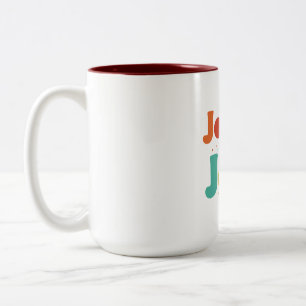Caneca De Café Em Dois Tons Piadas para Jets