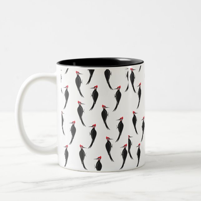 Caneca De Café Em Dois Tons Pica-pau (Esquerda)