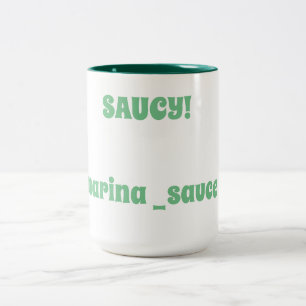 Caneca De Café Em Dois Tons Picante