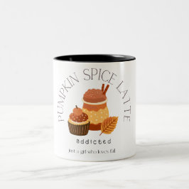 Caneca De Café Em Dois Tons picante de abóbora