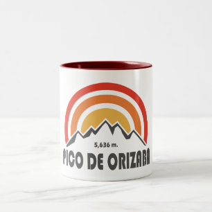 Caneca De Café Em Dois Tons Pico de Orizaba México