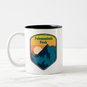 Caneca De Café Em Dois Tons Pico Polemonium Califórnia Nascer do Sol