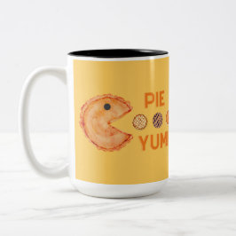 Caneca De Café Em Dois Tons Pie Yum! Pie Lovers