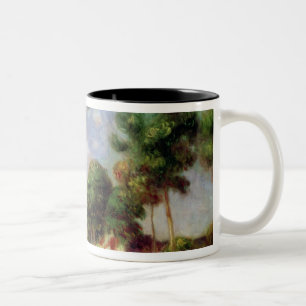Caneca De Café Em Dois Tons Pierre um Renoir   a estrada a Essoyes