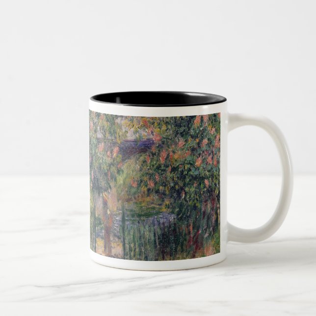 Caneca De Café Em Dois Tons Pierre uma ponte Railway de Renoir | em Chatou (Direita)
