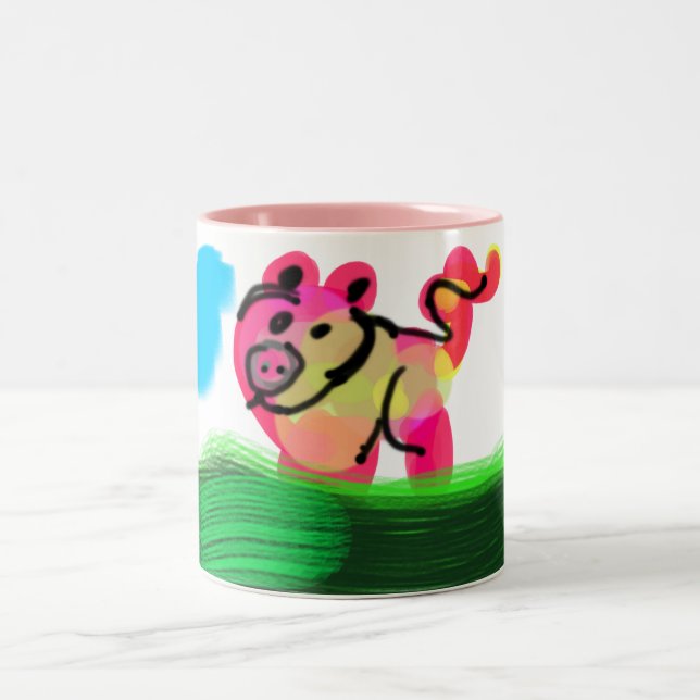 Caneca De Café Em Dois Tons Pig spring  (Centro)