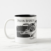 Pigeon Business Mug - Direita
