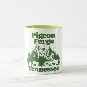 Caneca De Café Em Dois Tons Pigeon Forge Tennessee