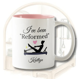 CANECA DE CAFÉ EM DOIS TONS PILATES EU FUI "REABILITADO" NOME DO REFORMADOR