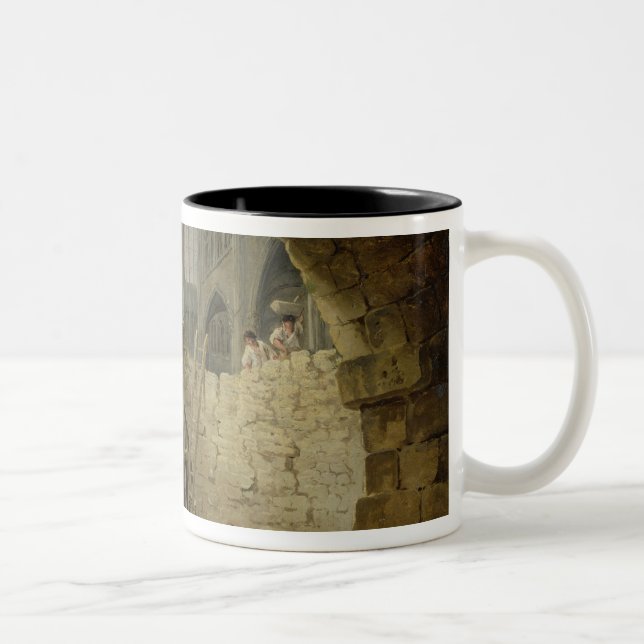 Caneca De Café Em Dois Tons Pilhando os Vaults reais (Direita)