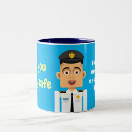 Caneca De Café Em Dois Tons Piloto