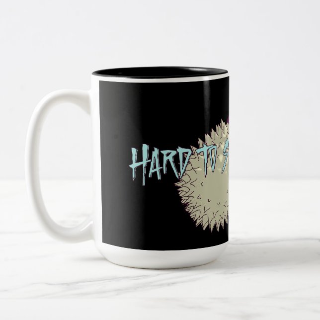 Caneca De Café Em Dois Tons Pílula Difícil de Engolir (Esquerda)
