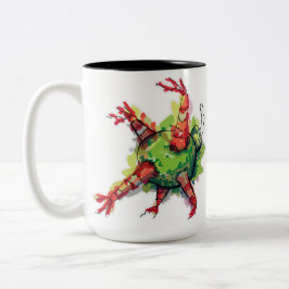 Caneca De Café Em Dois Tons Pinata de Natal