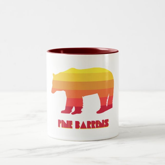 Caneca De Café Em Dois Tons Pine Barrens Bear (Centro)