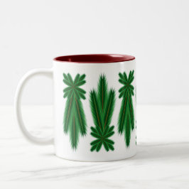 Caneca De Café Em Dois Tons Pine Comet 11oz. Mug - Maroon