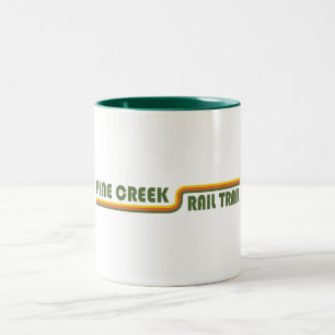 Caneca De Café Em Dois Tons Pine Creek Rail Trace