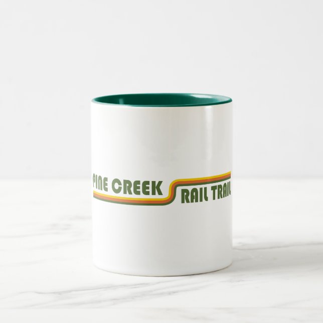 Caneca De Café Em Dois Tons Pine Creek Rail Trace (Centro)