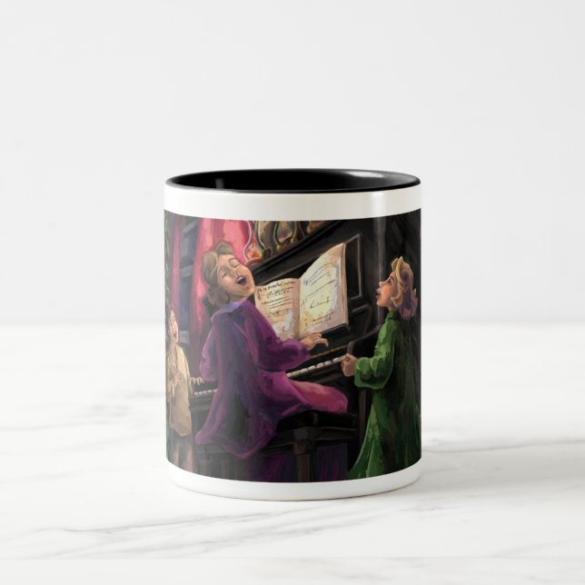 Caneca De Café Em Dois Tons Ping de Natal junto (Centro)