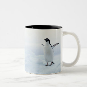 Caneca De Café Em Dois Tons Pinguim de Adelie, a Antártica