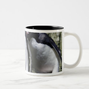 Caneca De Café Em Dois Tons Pinguins do macarrão, Geórgia sul