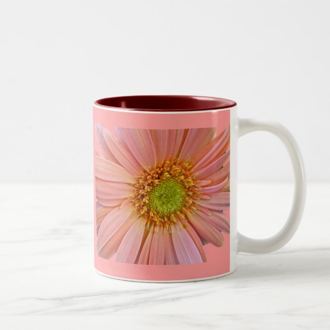 Caneca De Café Em Dois Tons Pink African Daisy Mug (Direita)