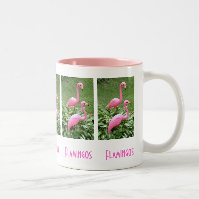 CANECA DE CAFÉ EM DOIS TONS PINK FLAMINGOS (Direita)