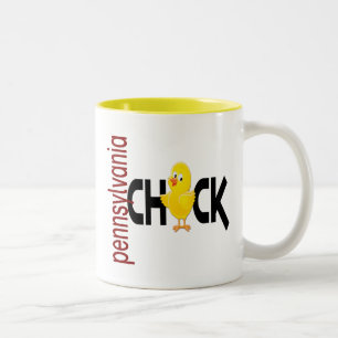 Caneca De Café Em Dois Tons Pintinho 1 de Pensilvânia