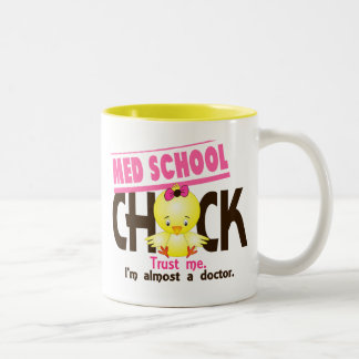 Caneca De Café Em Dois Tons Pintinho 3 da escola do MED