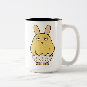 Caneca De Café Em Dois Tons Pintinho Borny Bunny